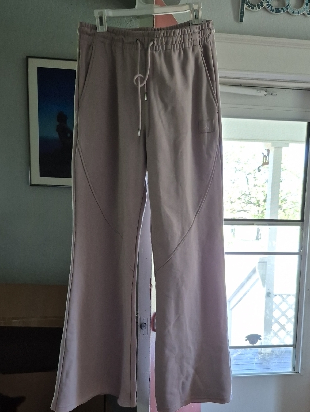 Make Offer: Nike Women's Wide-Leg Drawstring Pants in Light Mauve